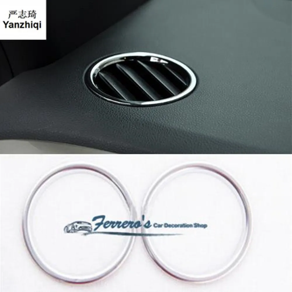 

2pcs/lot Car stickers ABS material High position air conditioning outlet decoration cover for 2013-2018 Volkswagen VW Beetle