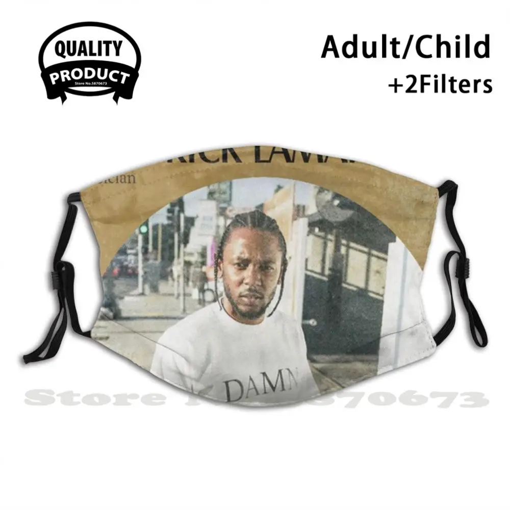 Kendrick Lamar West Coast Diy взрослая детская фотомаска с фильтром Kdot Tde Jay Dr Dre | Аксессуары