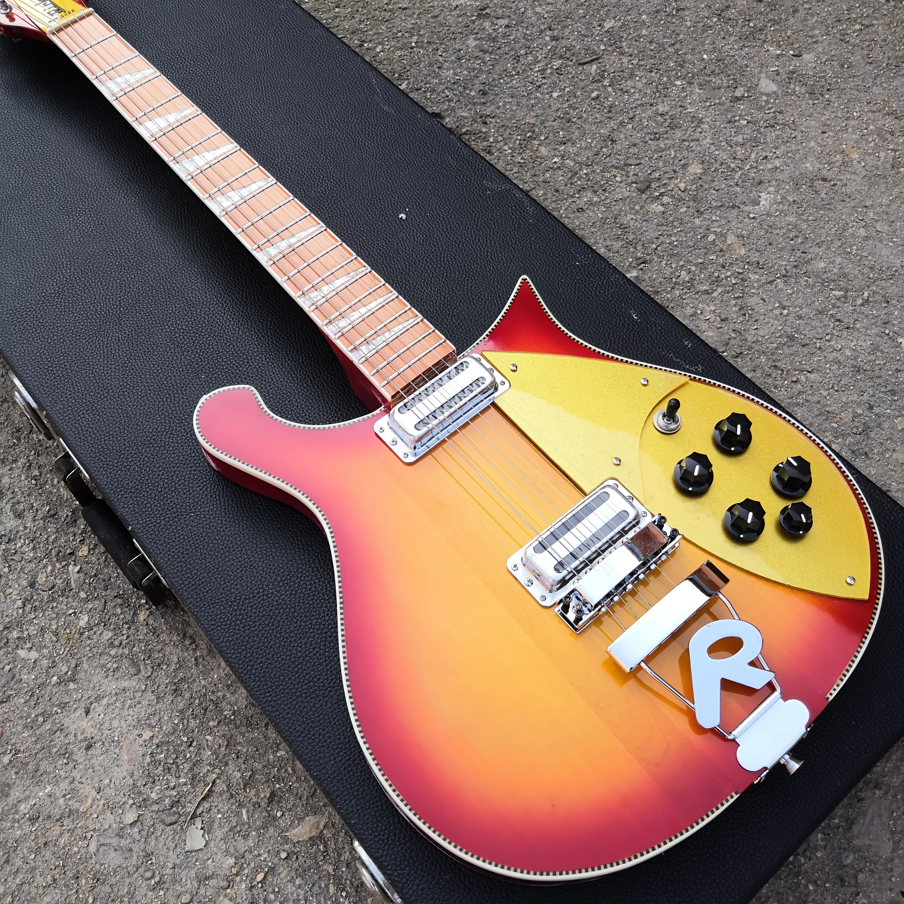 Электрическая гитара 6/12 струн R- 660 глянцевый лак для грифа из палисандра 5