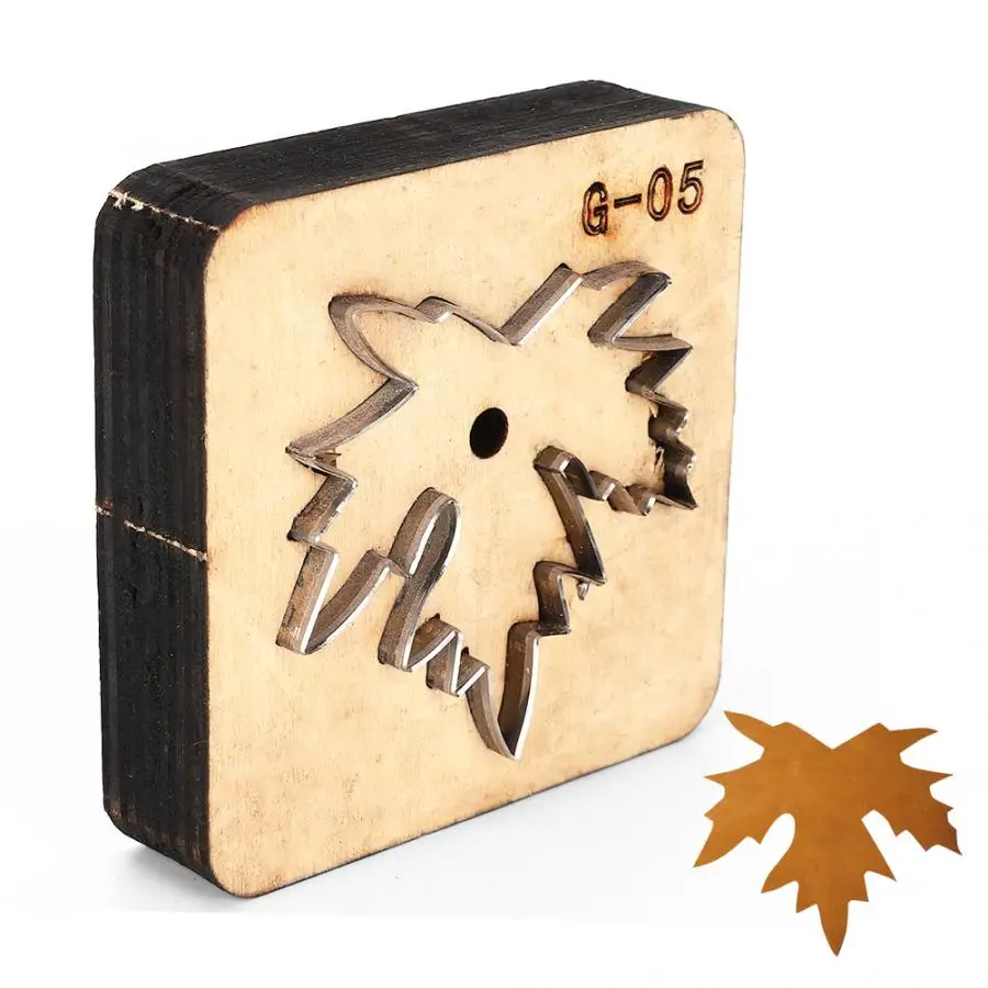 Кожа ремесла высечки штамповки кожи нож шаблон формы DIY ручной