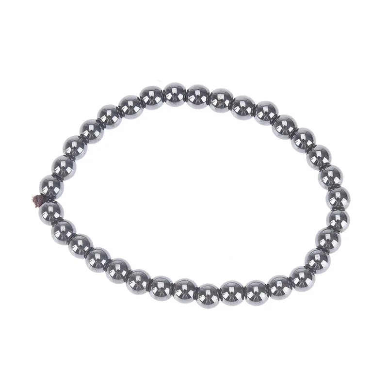 1 шт Новый винтажный черный магнитный терапевтический браслет с бусинами на