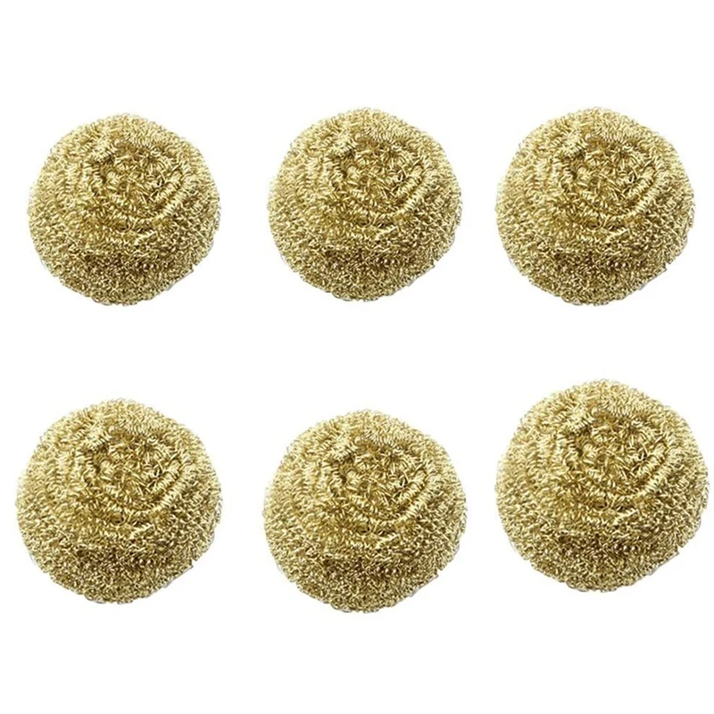 

6 Packs Solder Tip Cleaning Brass Wire Replacement Cleaning Copper Wire for Soldering Station Tip Cleaner