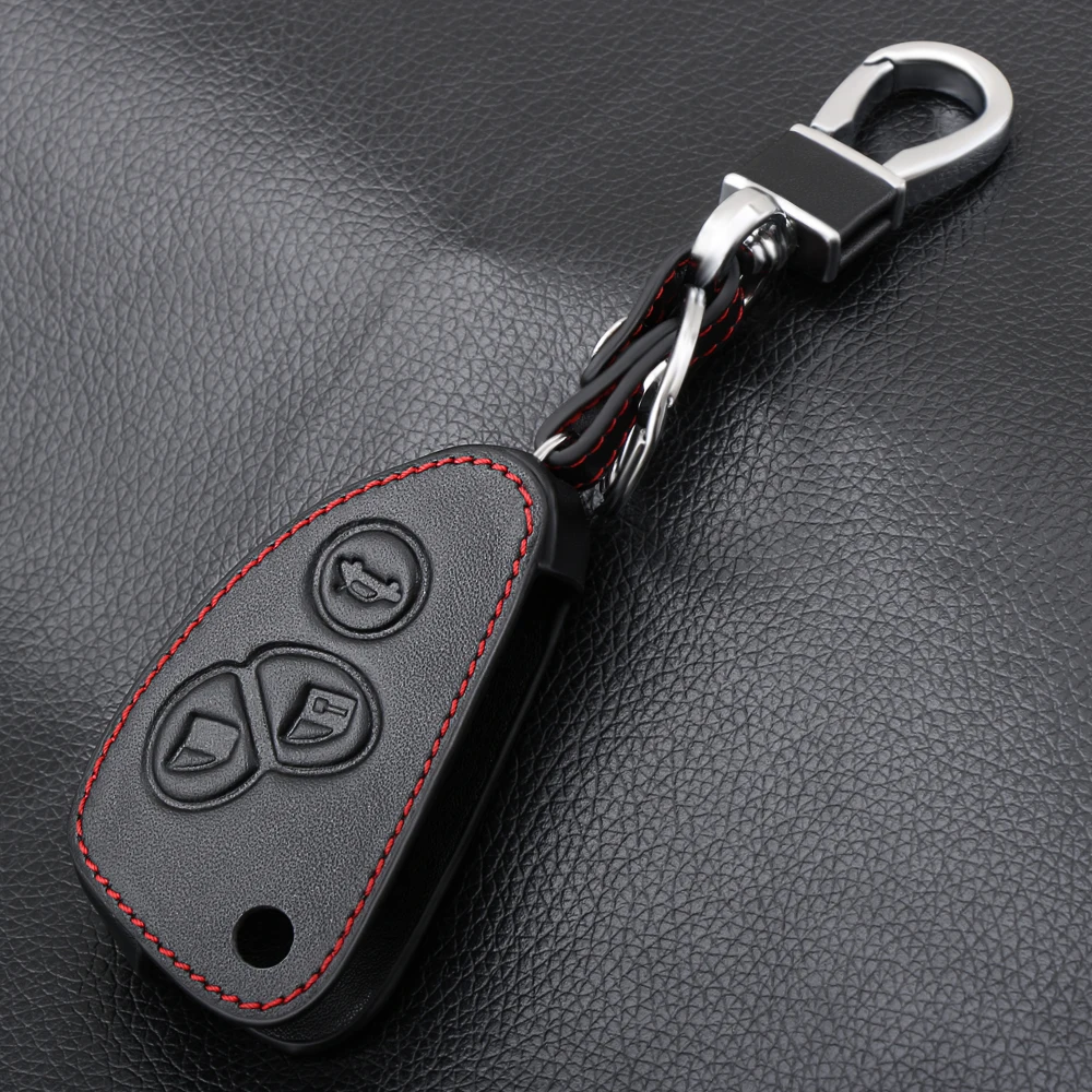 Чехол для автомобильного флип ключа модели 147 дюйма чехол из 156 натуральной кожи