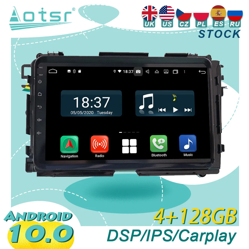 

Android 10 For Honda HRV VEZEL Car GPS Navigation Stereo Player Streaming Media Multimedia Player Head Unit