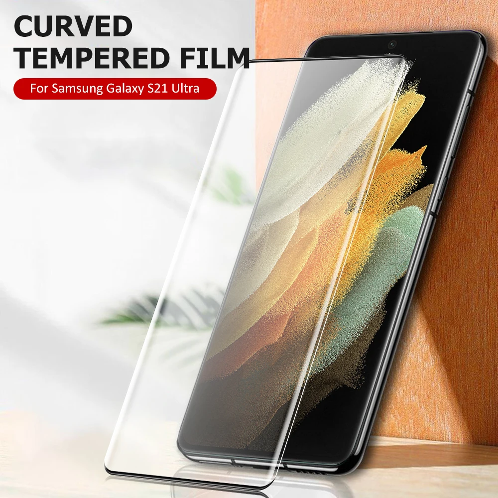 Закаленное стекло для Samsung Galaxy S21 Ultra 5G 2 шт. закаленное samsung s21 ultra 5g Защитная пленка