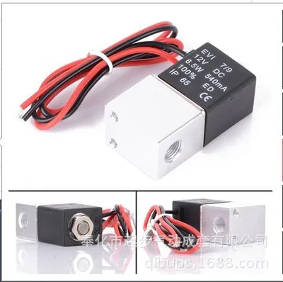 DC 12V электромагнитный клапан 1/" 1/8" 2 способа нормально закрытые пневматические клапаны прямого действия для воды воздуха газа горячей