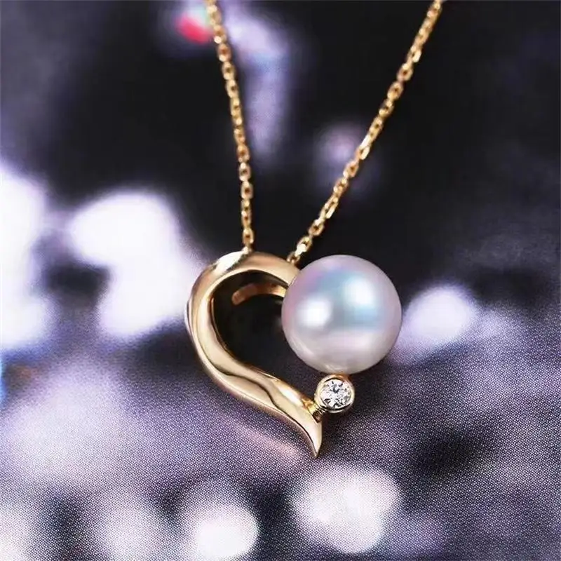 

S925 Серебряное модное Простое жемчужное ожерелье 210327-38