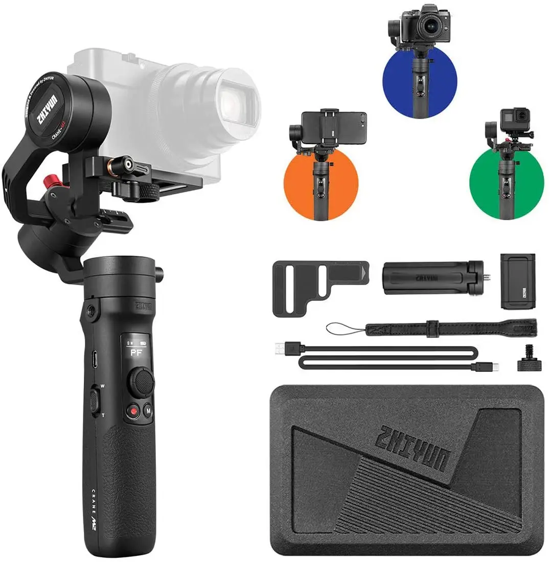 Ручной Стабилизатор Zhiyun Crane M2 3 в 1 для смартфонов/спортивных экшн