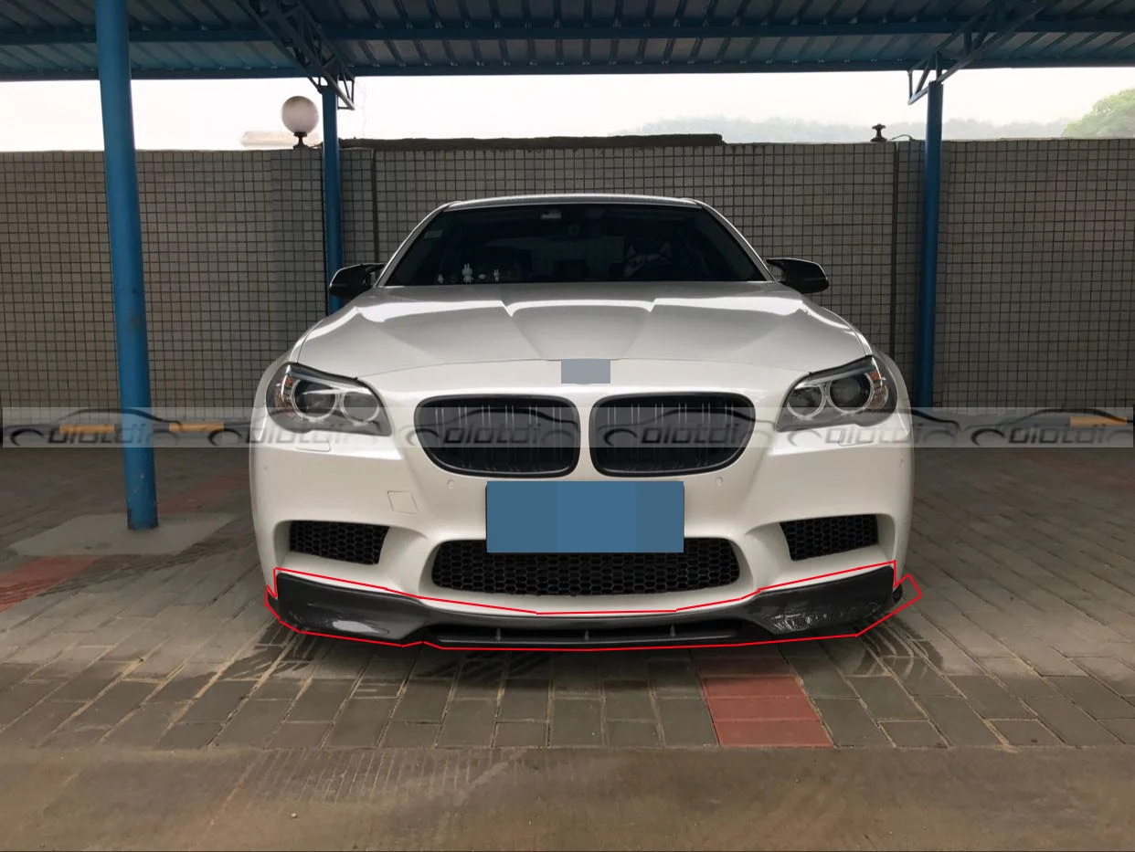 OLOTDI Тюнинг автомобиля углеродное волокно передняя губа ДЛЯ BMW F10 M5 бампер спойлер