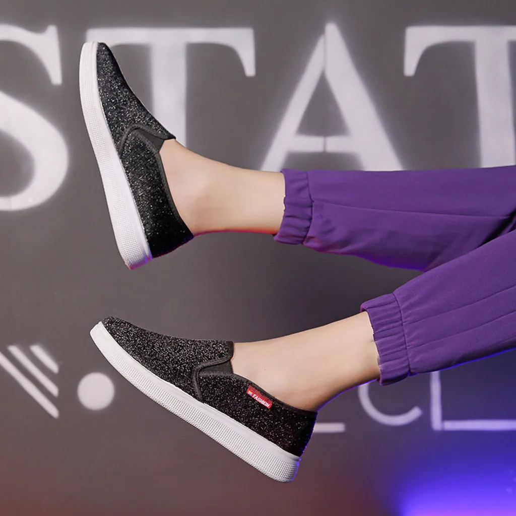 SAGACE Повседневная обувь Кроссовки Сезон лето модная с блестками и стразами для