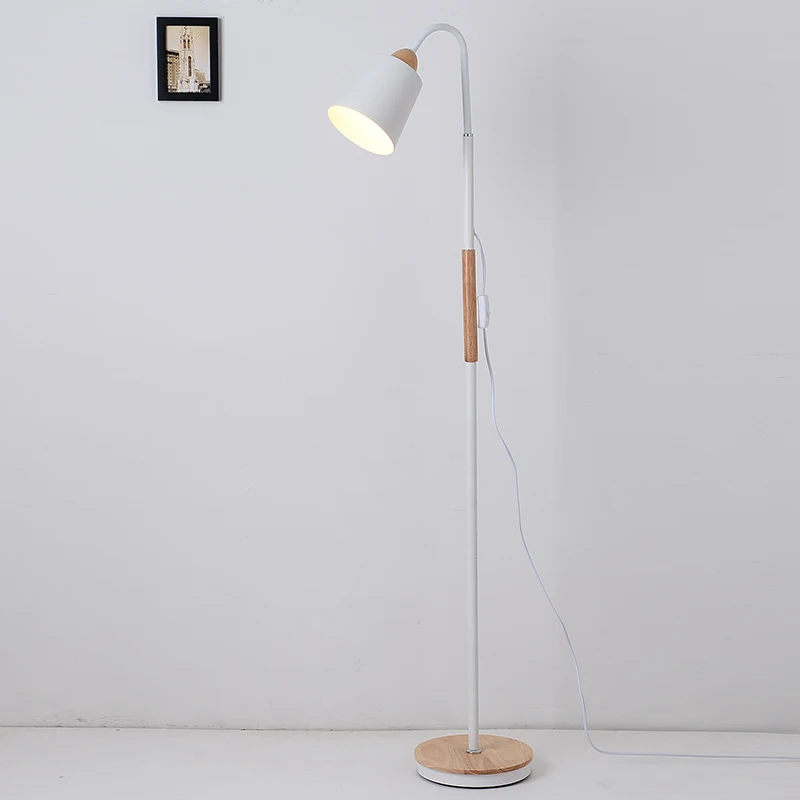 Post-modern Design Arne Jacobsen AJ Floor Lamp Black Metal Stand Light for Living Room Bedroom E 27 LED Bulb bedroom decor