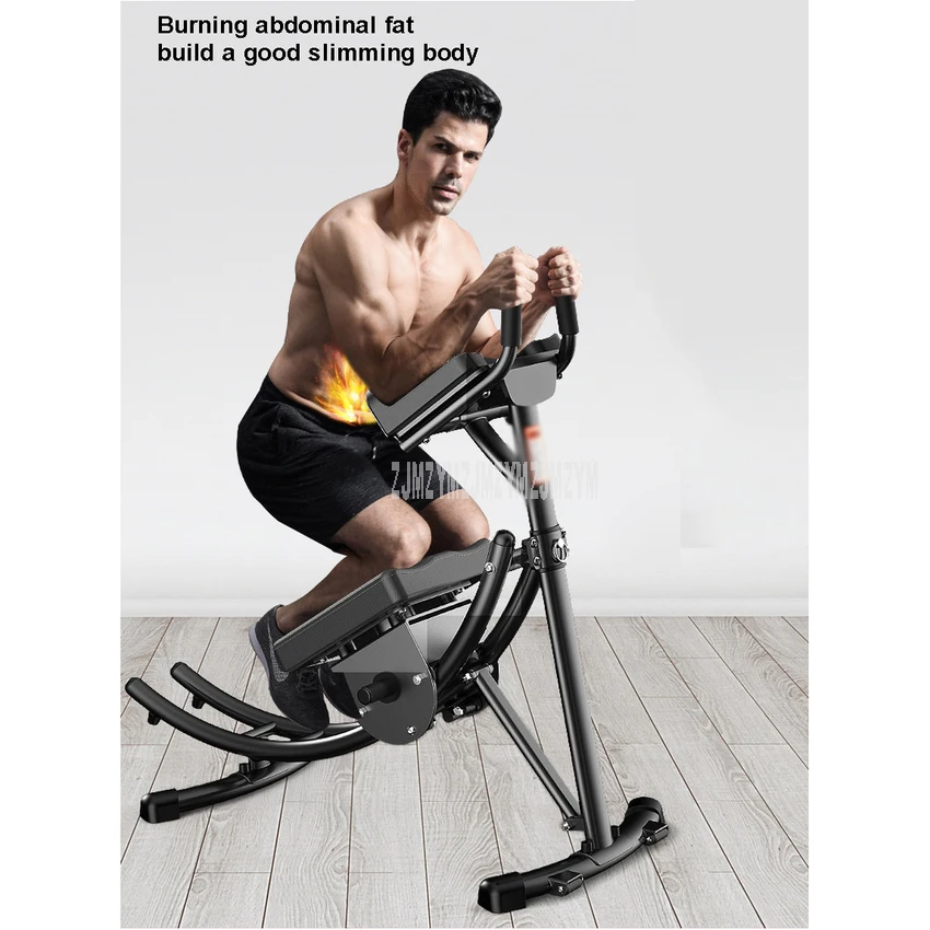 Горячая AB тренажер для мышц брюшной полости складной дуговой рельс на коленях