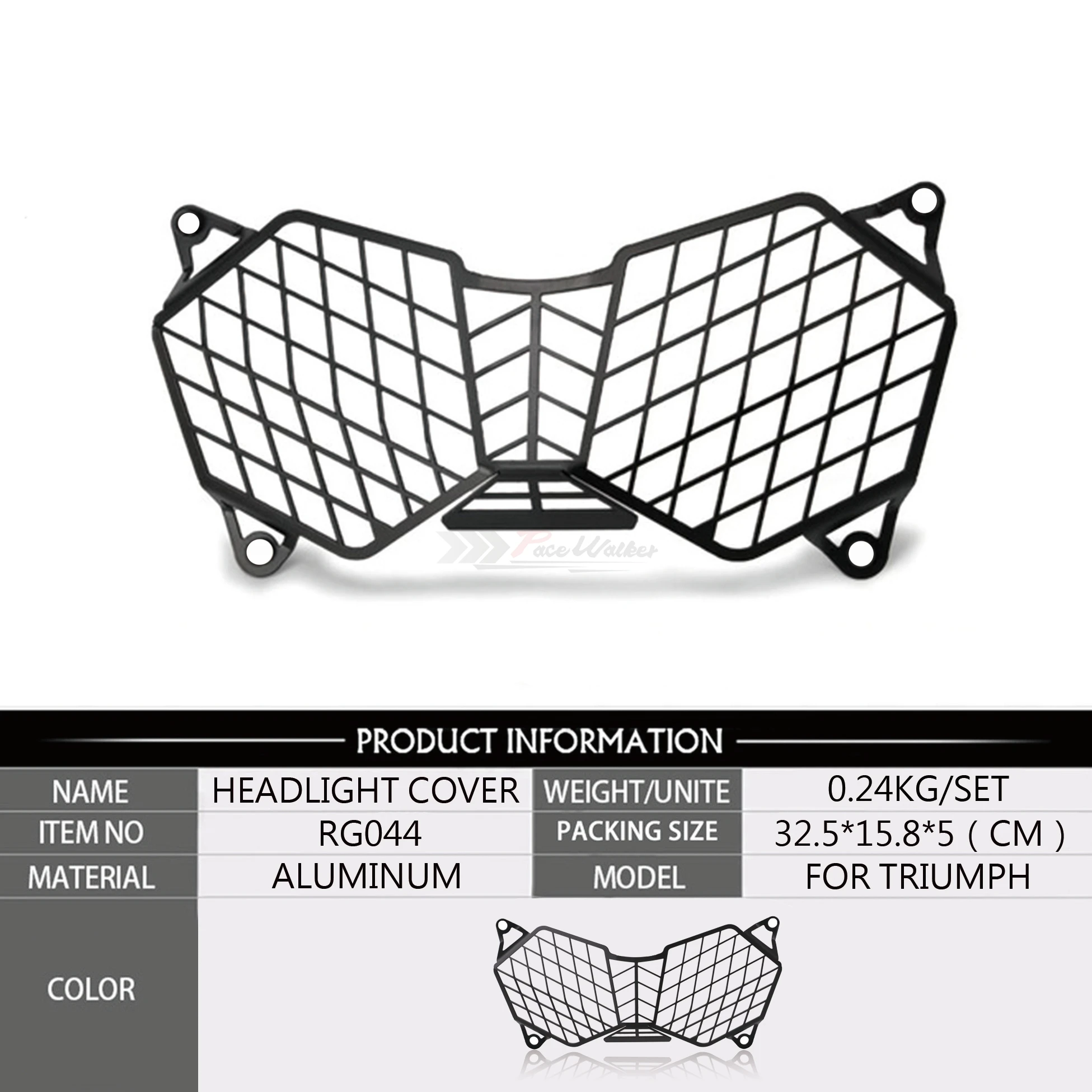 Фара мотоцикла решетка свет крышка Защитная защита для Triumph Tiger 800 2010 2017 & Explorer 1200 12