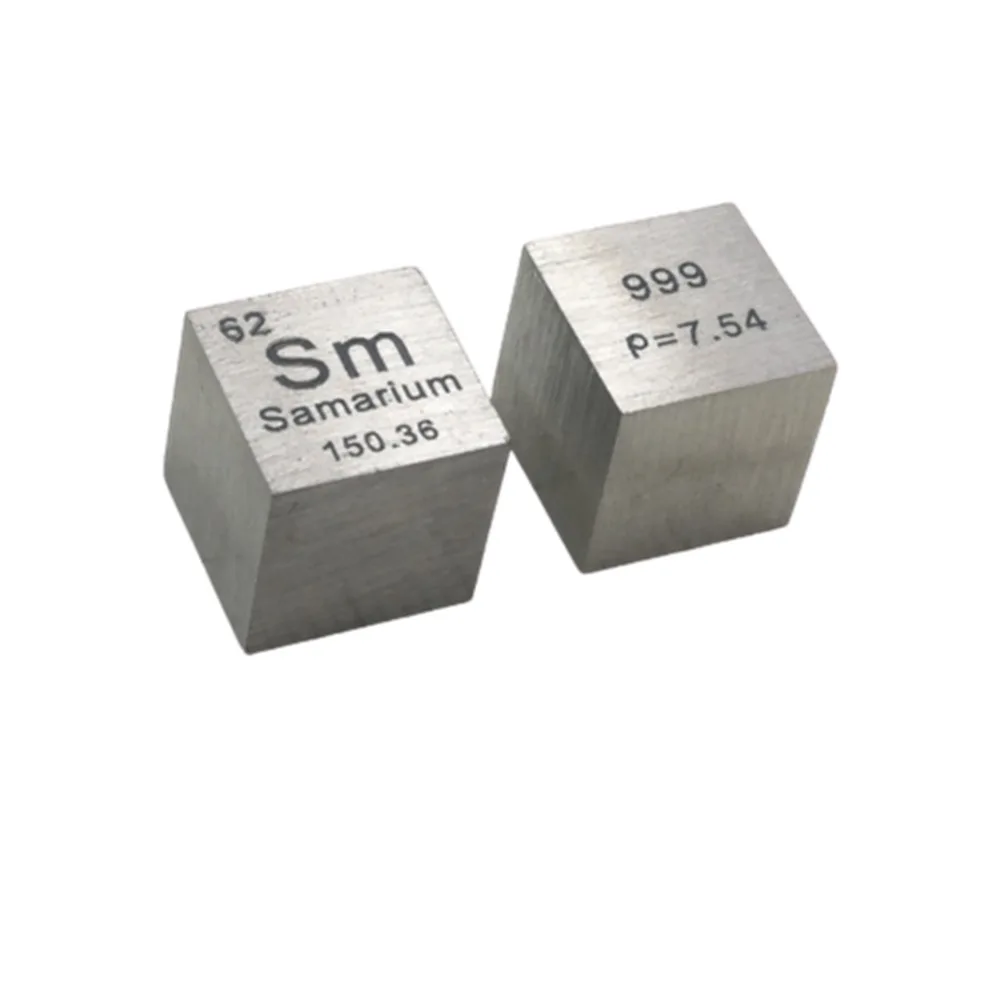 

Samarium Metal 10mm Density Cube 99.9% Pure for Element Collection