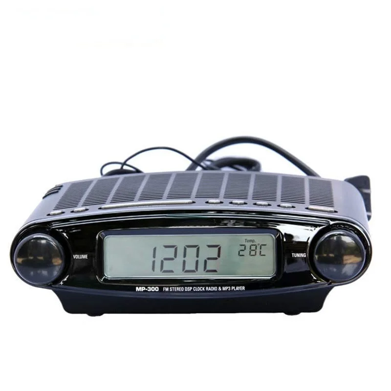 FM Stereo Radio MP-300 DSP Clock MP3 Player Radio FM 87-108 MHz/76-108 MHz 220V AC Internet Portatil Radio