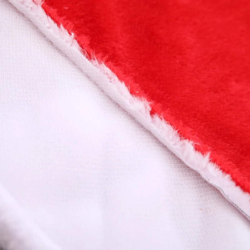 43*30cm Santa Hat Winter Warm Christmas Plush Adult To Increase Thickening Big Ball Soft m | Дом и сад