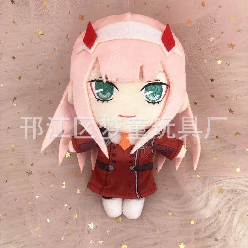 Плюшевая плюшевая подушка анимэ мягкая любимая в FRANXX два симпатичных плюшевых