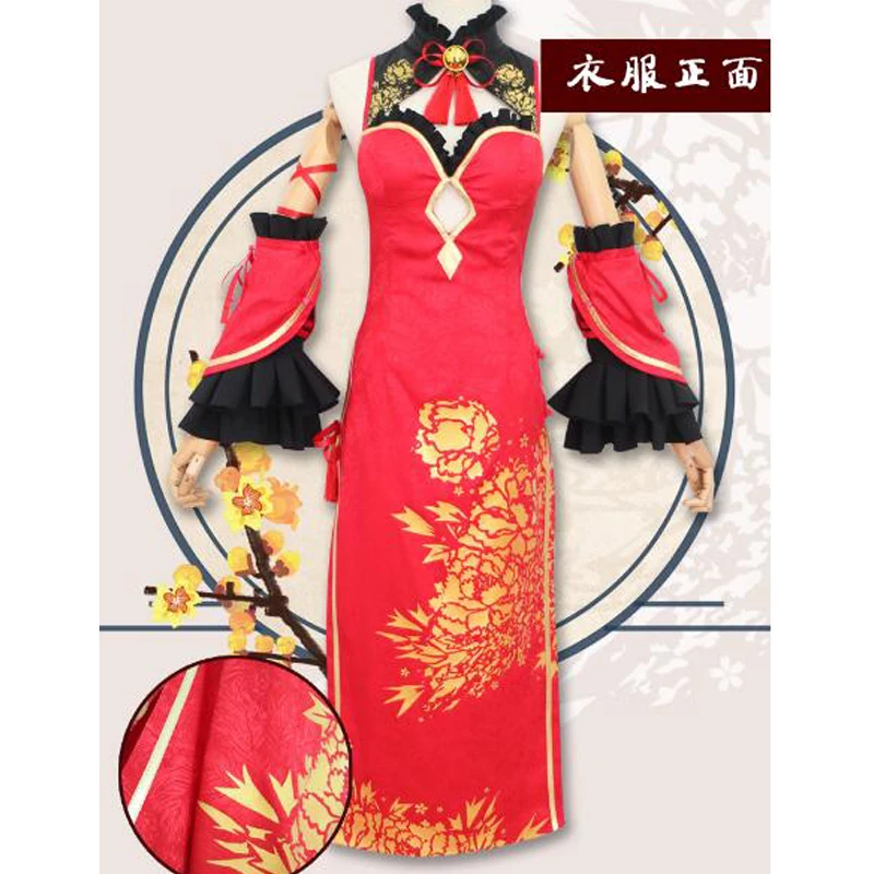 Anime DATE A LIVE Tokisaki Kurumi Cheongsam Sexy Cosplay Costume Chinese Dress |