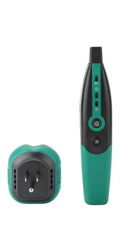 AC 110V US PLUG MASTECH MS5902 110 В/220 В американская Спецификация автоматический выключатель Finder розетка тестер W/аналоговый приемник и фонарик - Цвет: AC 110V US PLUG