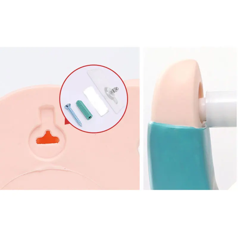 

Cartoon Paper Towel Wall Holder No Drilling Self Adhesive Towel Paper Kitchen Toilet Paper Holder FP8