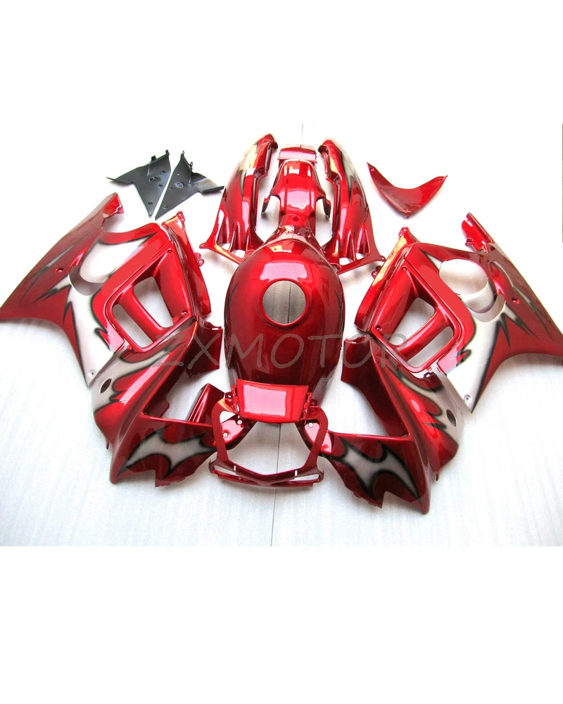 

Fit For Honda CBR600 F3 1997 1998 Brand New Fairing Kit cbr 600 f3 97 98 Red Free Custom Motorcycle fairings XZ31