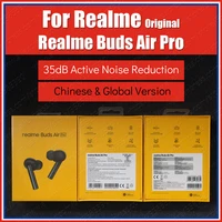 rma210 original realme buds air pro wireless bluetooth earphones 35db active noise cancellation tws earbuds sealed headset
