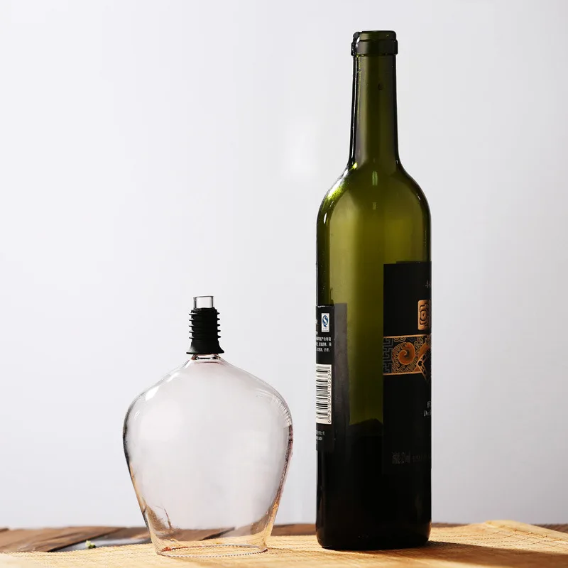 Бесплатная доставка Прозрачный прямой доступ к питьевой Графин для вина Стекло