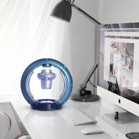 Levitating UFO Bluetooth Speaker Suspension Speaker Creative Floating Subwoofer LED Lamp Night Light Table Lamp Creative Gift