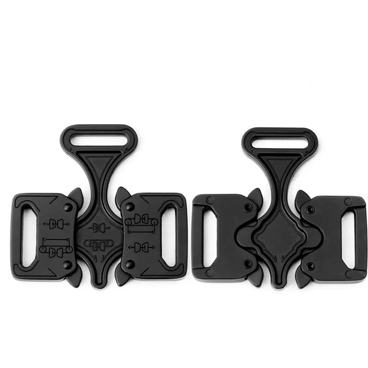 Metallschnallen mit doppeltem Entriegelungshaken, DIY-Sicherheitsgurtschnalle, verstellbares Outdoor-Sportgürtelzubehör, 27 mm, 38 mm, 45 mm – Detail 3