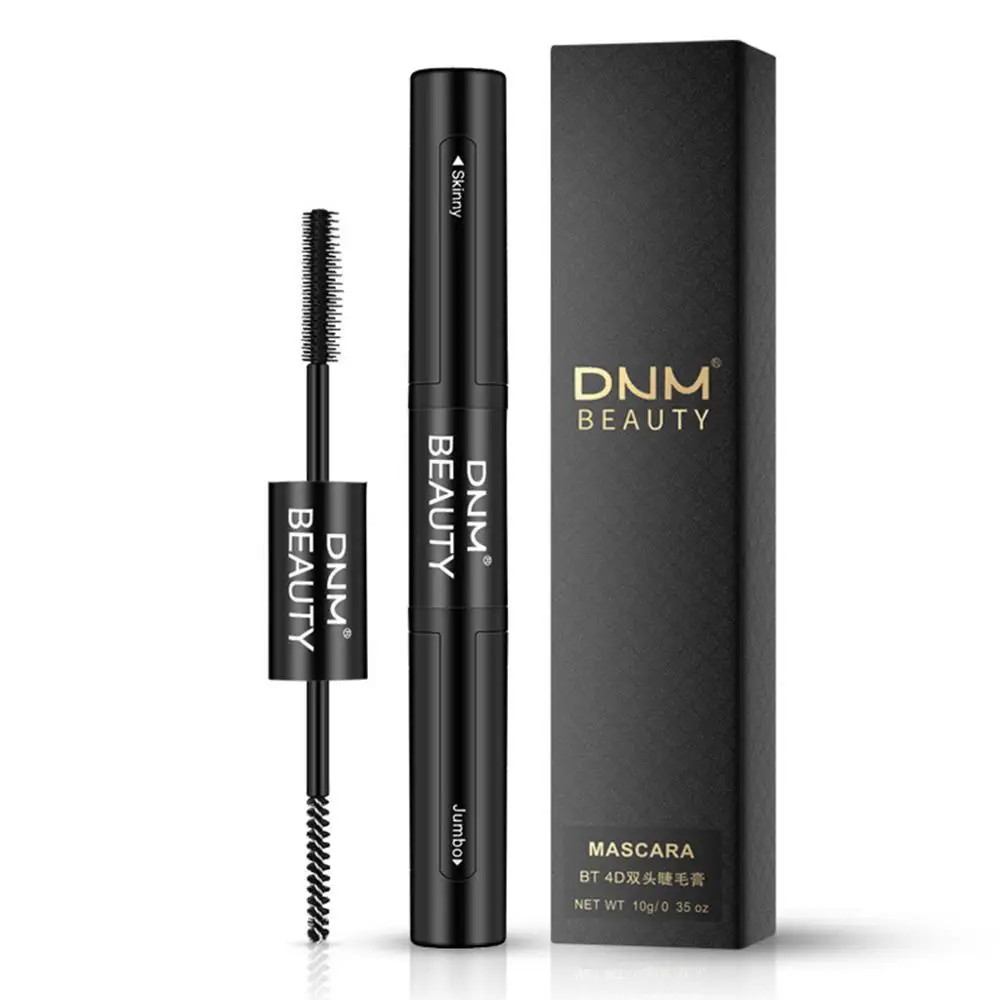 Тушь для ресниц с двойной головкой 10 мл 4D водостойкая удлиняющая густая
