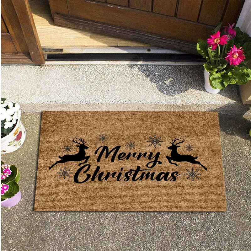 Ковер для кухни коврик входной двери прикроватный креативный Рождественский