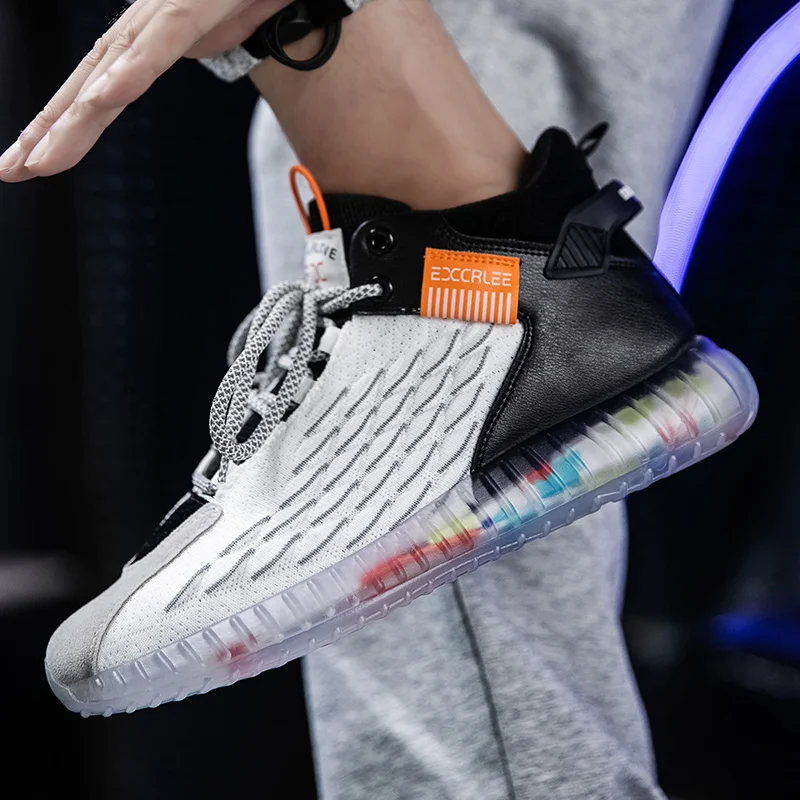 

CYYTL Men's Shoes New High Top Breathable Casual Sports Running Training Sneakers Comfortable Trainers Sapatos Femininos Zapatos