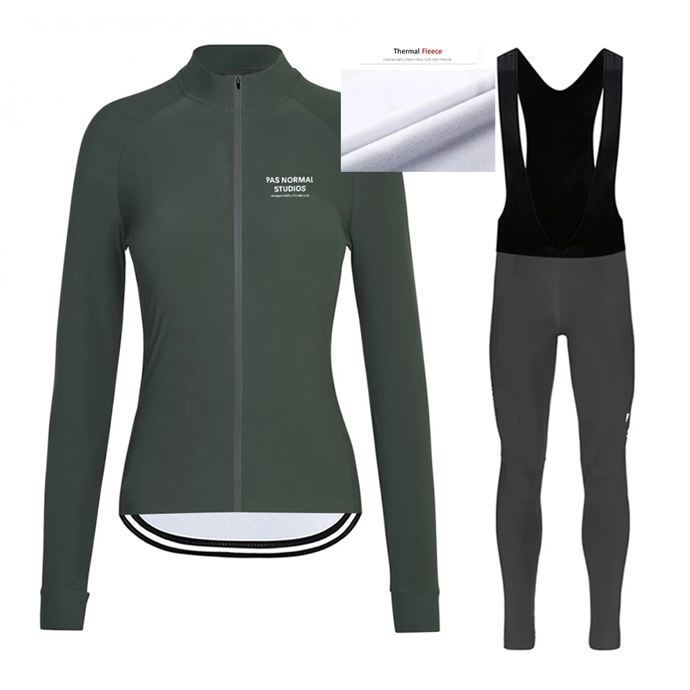 

PNS Pro Women Winter Thermal Fleece Cycling Sets Cycling Suit Bike Jersey Bicycle Set Clothing Long Sleeves Maillot Ciclismo