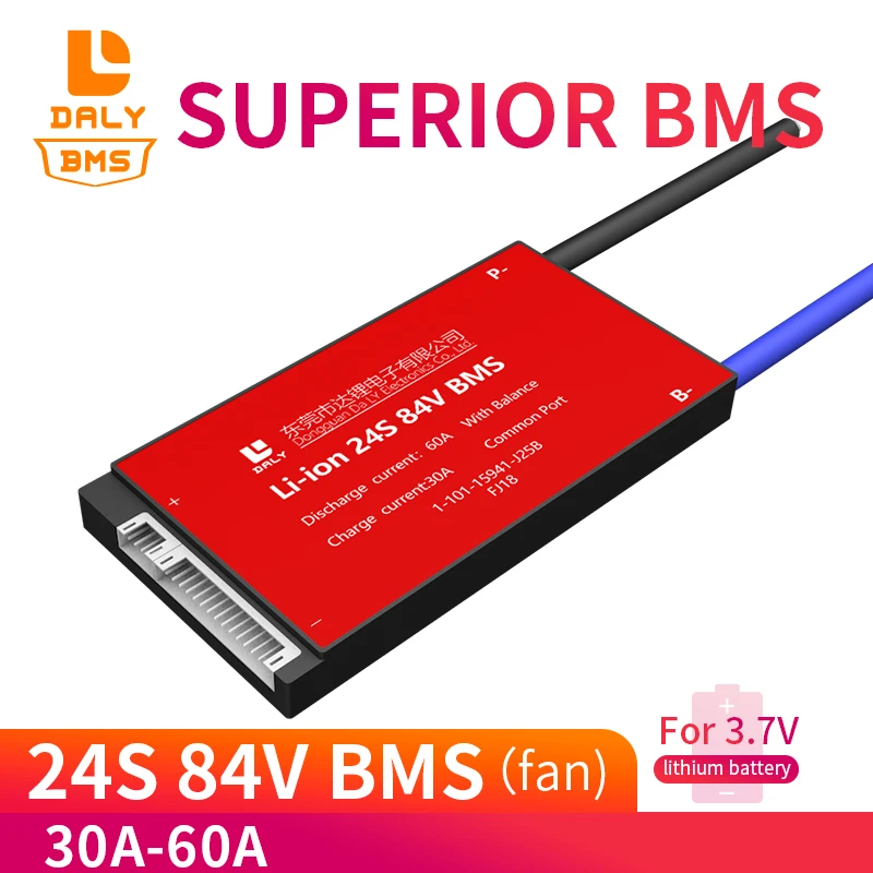18650 BMS 24S 84V 30A 40A 50A 60A 88 8 V Защитная плата литиевой батареи 3 7 сбалансированный PCM PCB