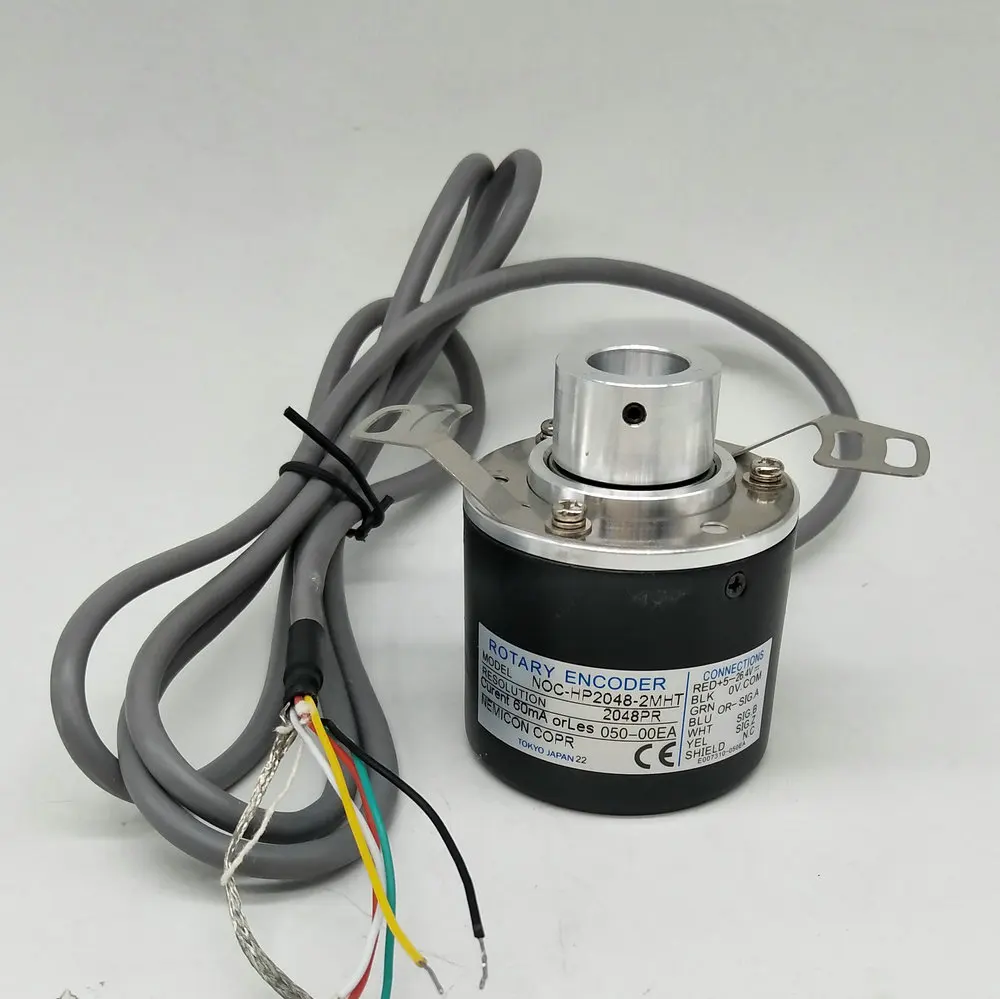 Роторный энкодер NOC-HP2048-2MHT NOC-HP2048-2MD полый вал инкрементный роторный энкодер NEMICON