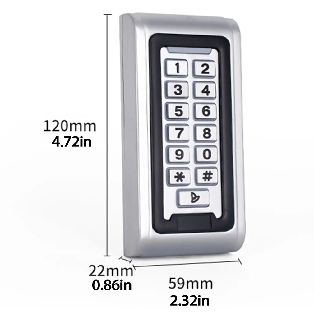 

S600 Metal Access Control Machine Fingerprint Password Key Lock Access Control Standalone Machine Biometric Door Lock