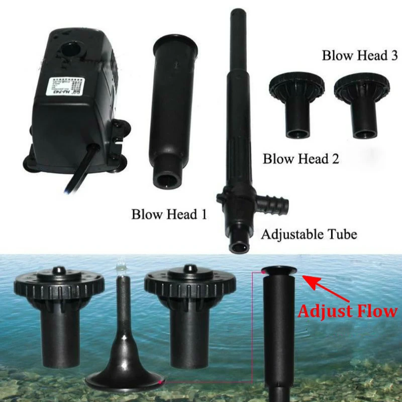 Погружной насос для аквариума и фонтана 220 В|Воздушные насосы аксессуары| |