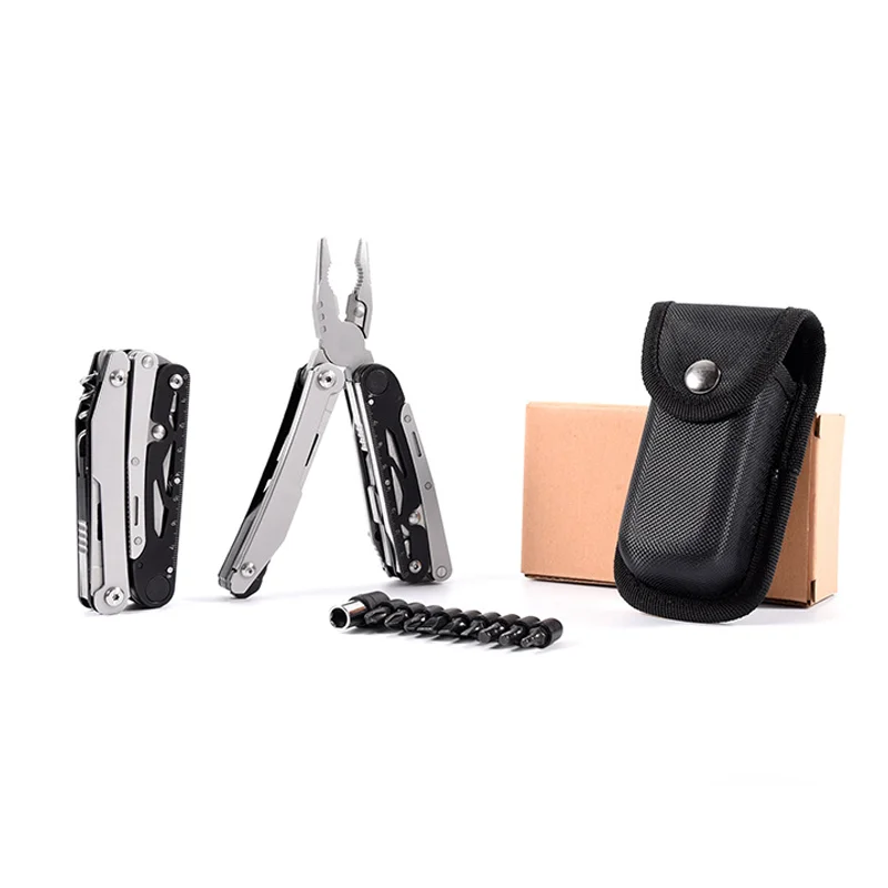 

12-in-1 Multitool Pliers-screwdriver Bits Group EDC tool Survival, Camping