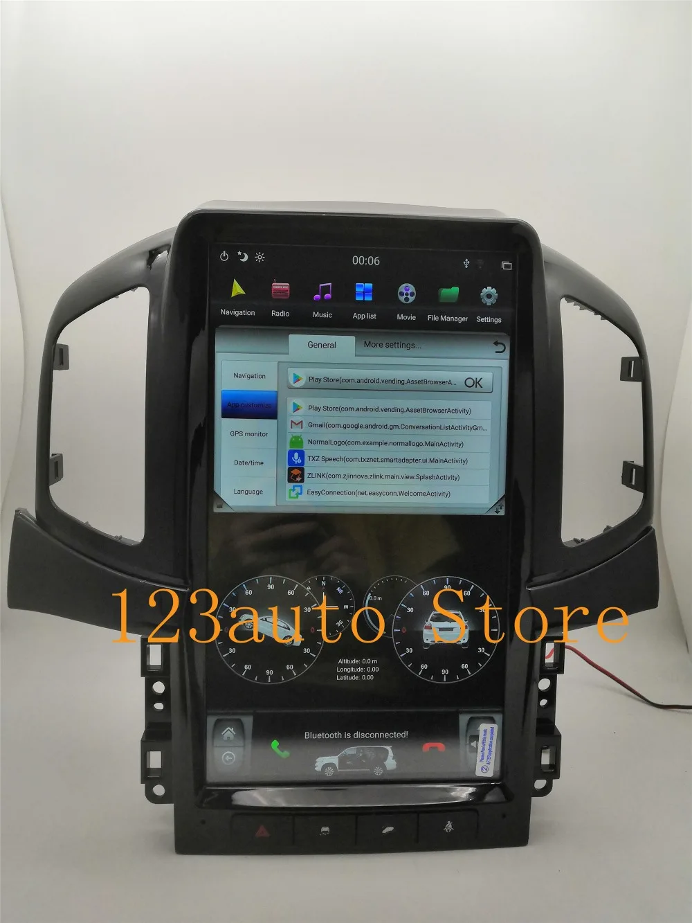 13,6 ''вертикальный экран Tesla стиль Android 8,1 автомобильный DVD gps плеер для Chevrolet Captiva 2013 PX6