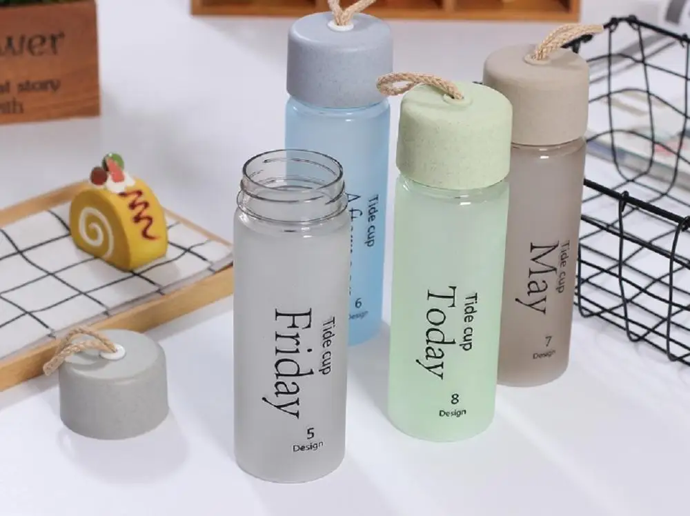 Подарочная бутылка для воды из тритана без БФА 400 мл|Бутылки воды| |