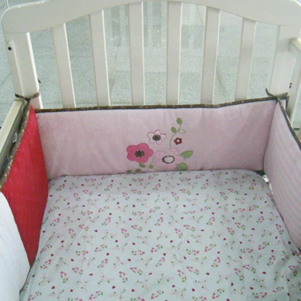 Комплект постельного белья для детской кроватки из 7 предметов 100% хлопка с 3D