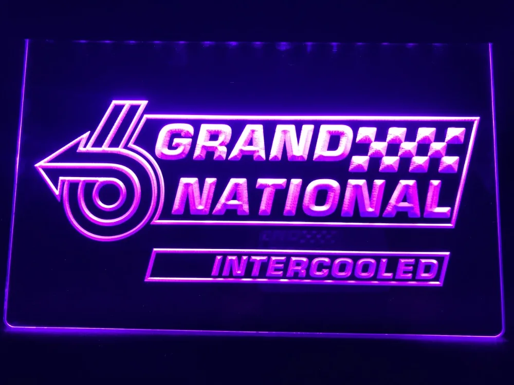 R068 BUICK GRAND NATIONAL beer bar pub club светодиодные неоновые световые знаки|Таблички и знаки| |