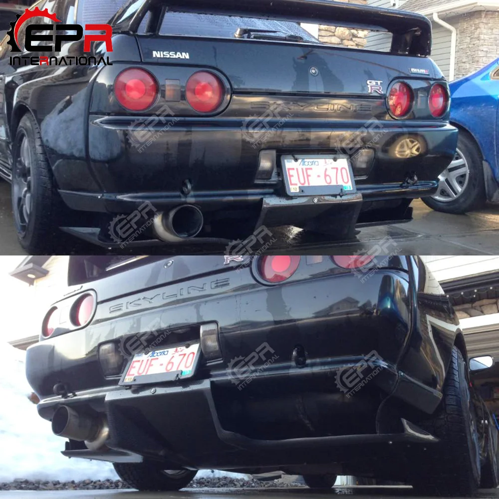 Для Nissan Skyline R33 GTR TS стиль углеродное волокно глянцевый готовый Тип 2 задний