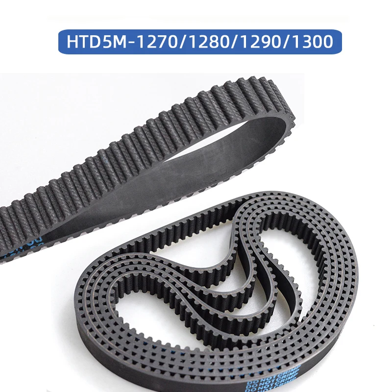

1270mm HTD 5M Rubber Synchronous Arc Belt HTD5M-1270/1280/1290/1300 Tooth Belt Transmission Pitch=5mm