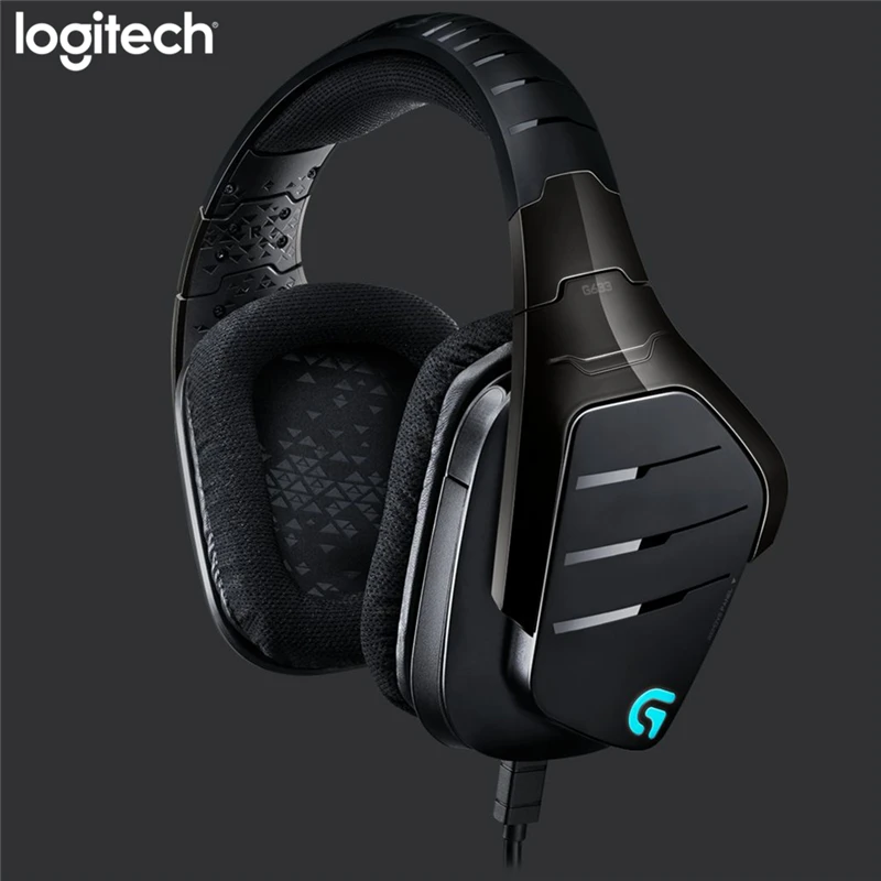 Игровые наушники Logitech G633 Artemis Spectrum RGB 7 1 объемный звук головка микрофона для мыши