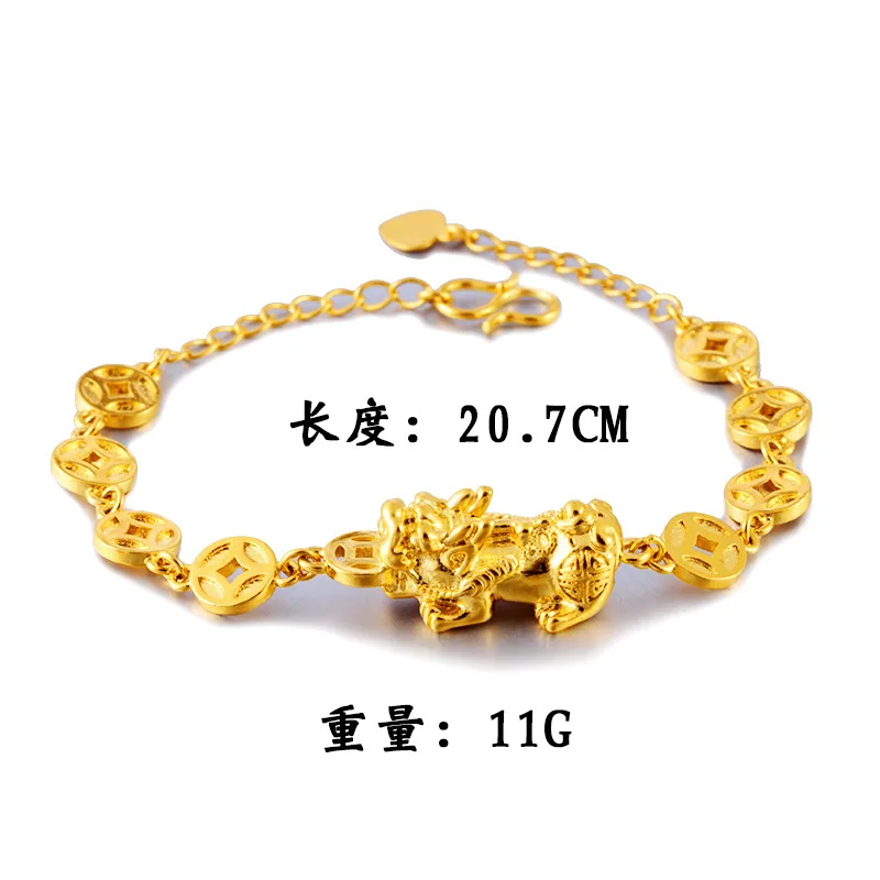 2019 золотые украшения мода высшего сорта Pixiu Для мужчин теплая шапка браслет