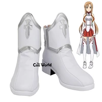sword art online sao yuuki asuna anime customize cosplay shoes boots