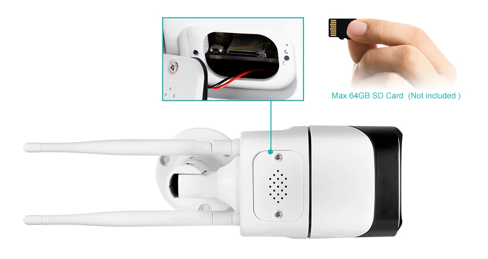 FUERS, 1080 P, wifi, IP камера, уличная, IP66, водонепроницаемая, полноцветная, ИК, ночное видение, ONVIF, приложение, видеонаблюдение, пуля, CCTV камера