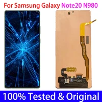 super amoled note20 n980 n980f lcd display touch screen digitizer frame assembly touch digitizer for samsung galaxy note 20