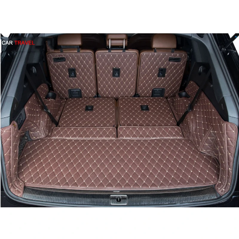 Высокая яркость! Полный Комплект ковриков для багажника автомобиля Audi Q7 7 сидений